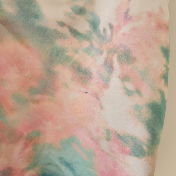For Love & Lemons Call Me Tie-Dye Colorful Pastel Open Back Midi Dress XS - Picture 8 of 8
